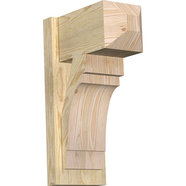 Ekena Millwork Merced Craftsman Rough Sawn Outlooker, Douglas Fir, 8"W x 14"D x 22"H OUT08X14X22MRC04RDF - main